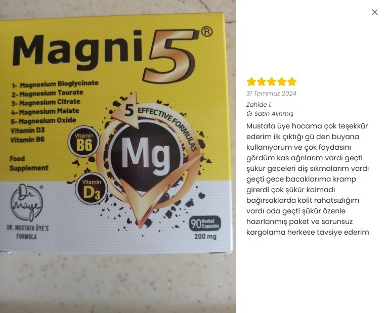 Magni5 - 5 Etkili Formül (3 Aylık)