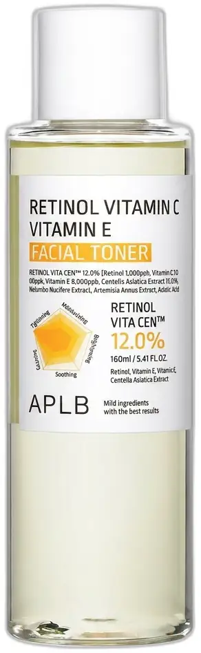 APLB Retinol Vitamin C Vitamin E Facial Toner 160ml