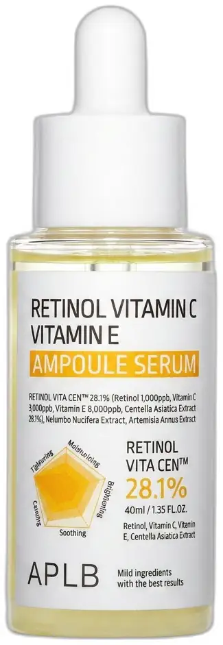 APLB Retinol Vitamin C Vitamin E Ampoule Serum 40ml