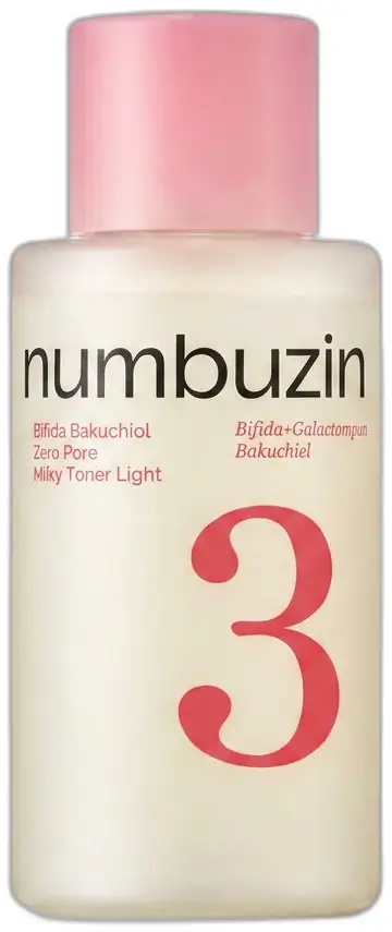 Numbuzin Numbuzin No.3 Bifida Bakuchiol Zero Pore Milky Toner Light 200Ml