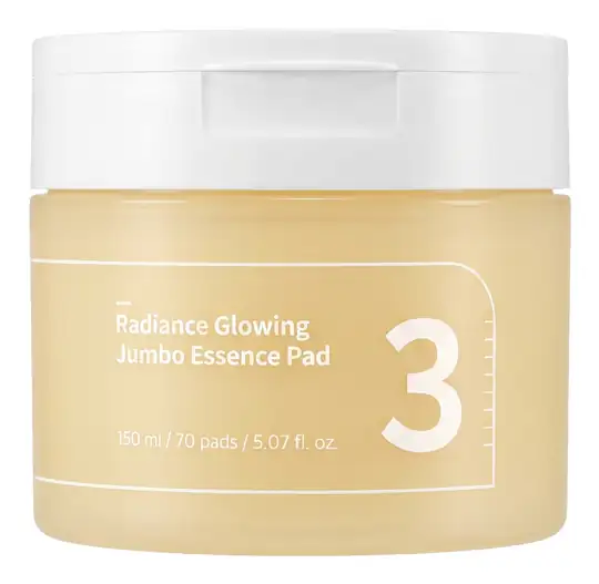 Numbuzin Numbuzin No.3 Radiance Glowing Jumbo Essence Pad 150ml 70 pcs