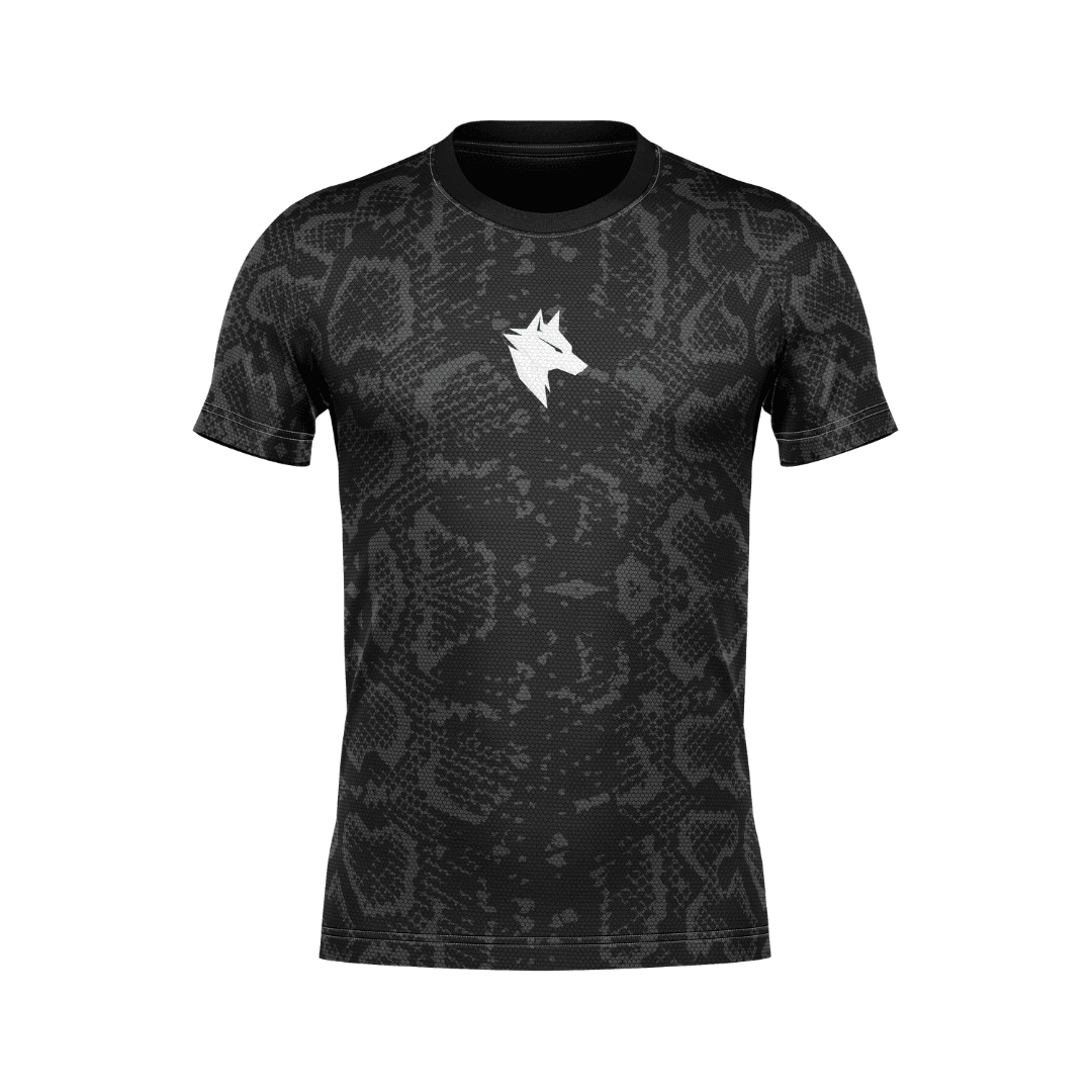 Göktürkçe Türk Yazılı Yılan Desenli MMA, Fitness, Gym Halı Saha Antrenman Tshirt, Yüksek Kalite