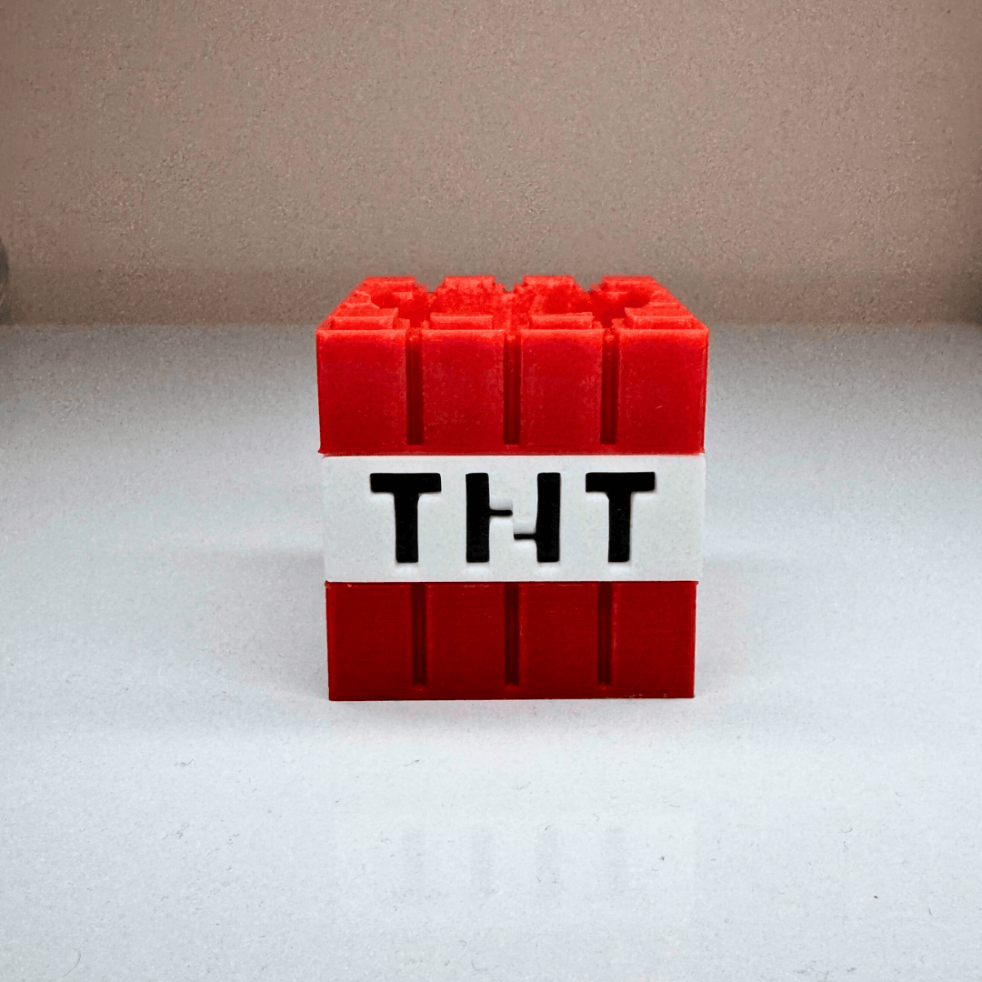 Minecraft TNT Yumurta Kabı Çocuklar İçin Kahvaltılık Yumurtalık, Yumurta Tutucu