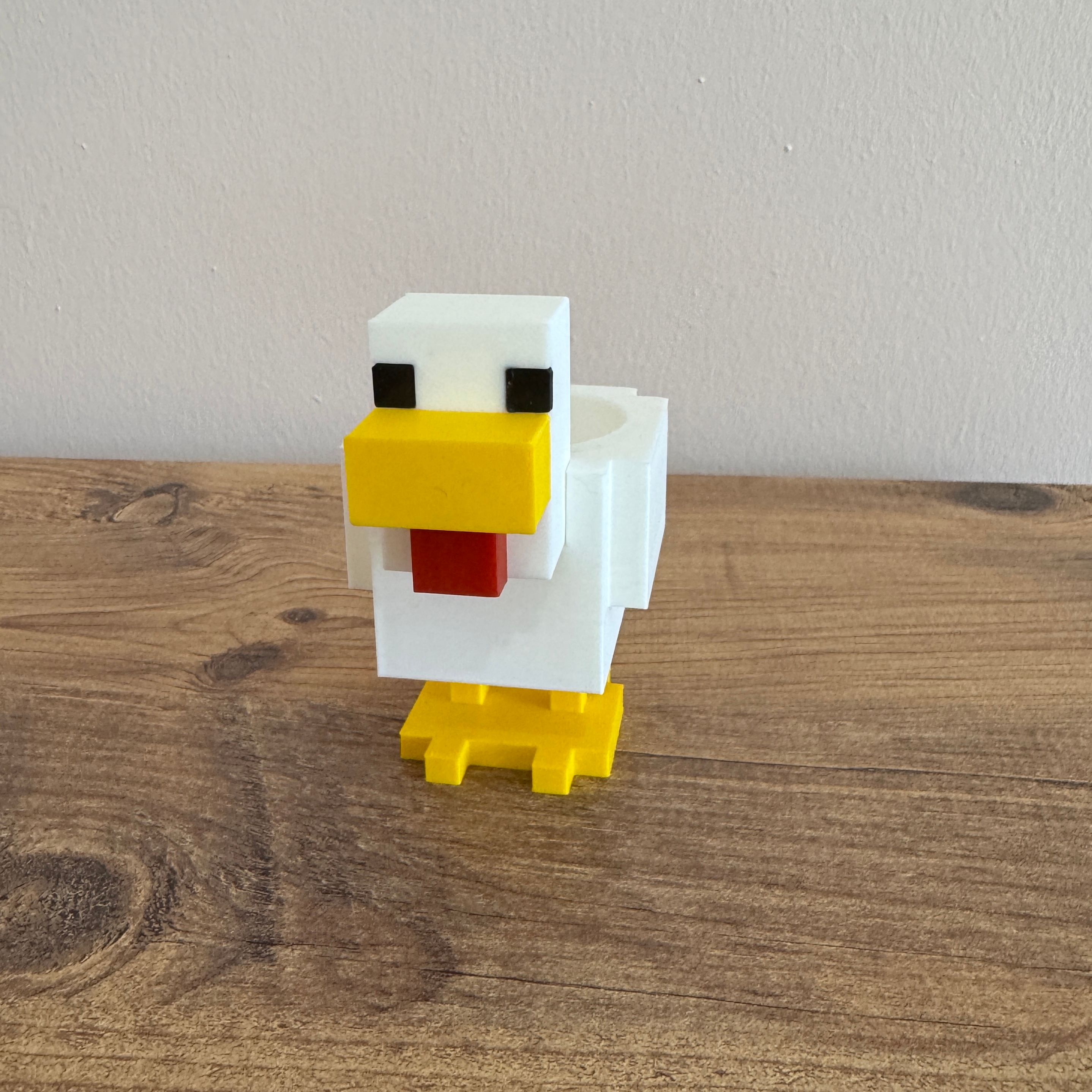 Minecraft Tavuk Şeklinde Yumurta Tutacağı, Minecraft Chicken Çocuklar İçin 