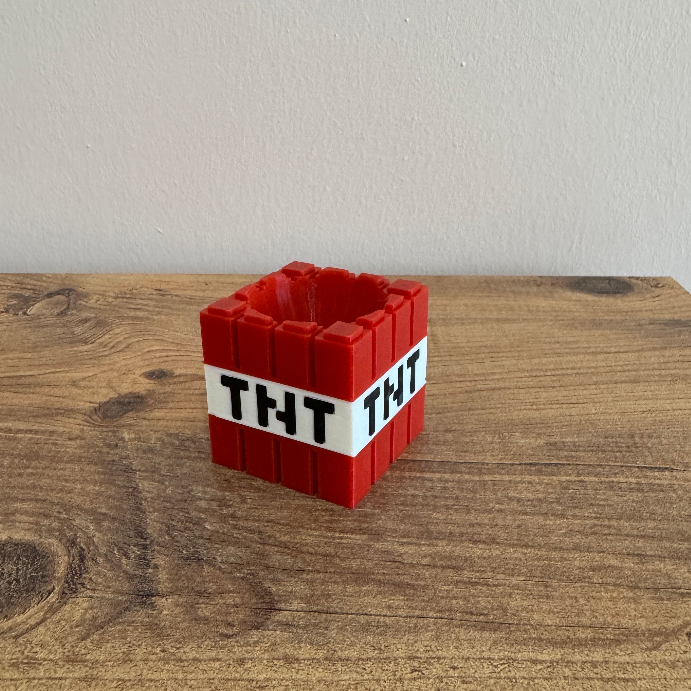 Minecraft TNT Yumurta Kabı Çocuklar İçin Kahvaltılık Yumurtalık, Yumurta Tutucu