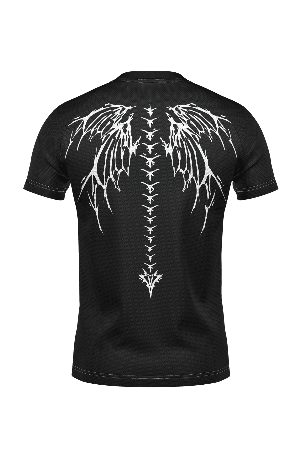 Ezekiel Melek Kanat Sırt Baskılı Compression Fit Kaliteli Nefes Alabilen Spor Fitness Futbol Tshirt 