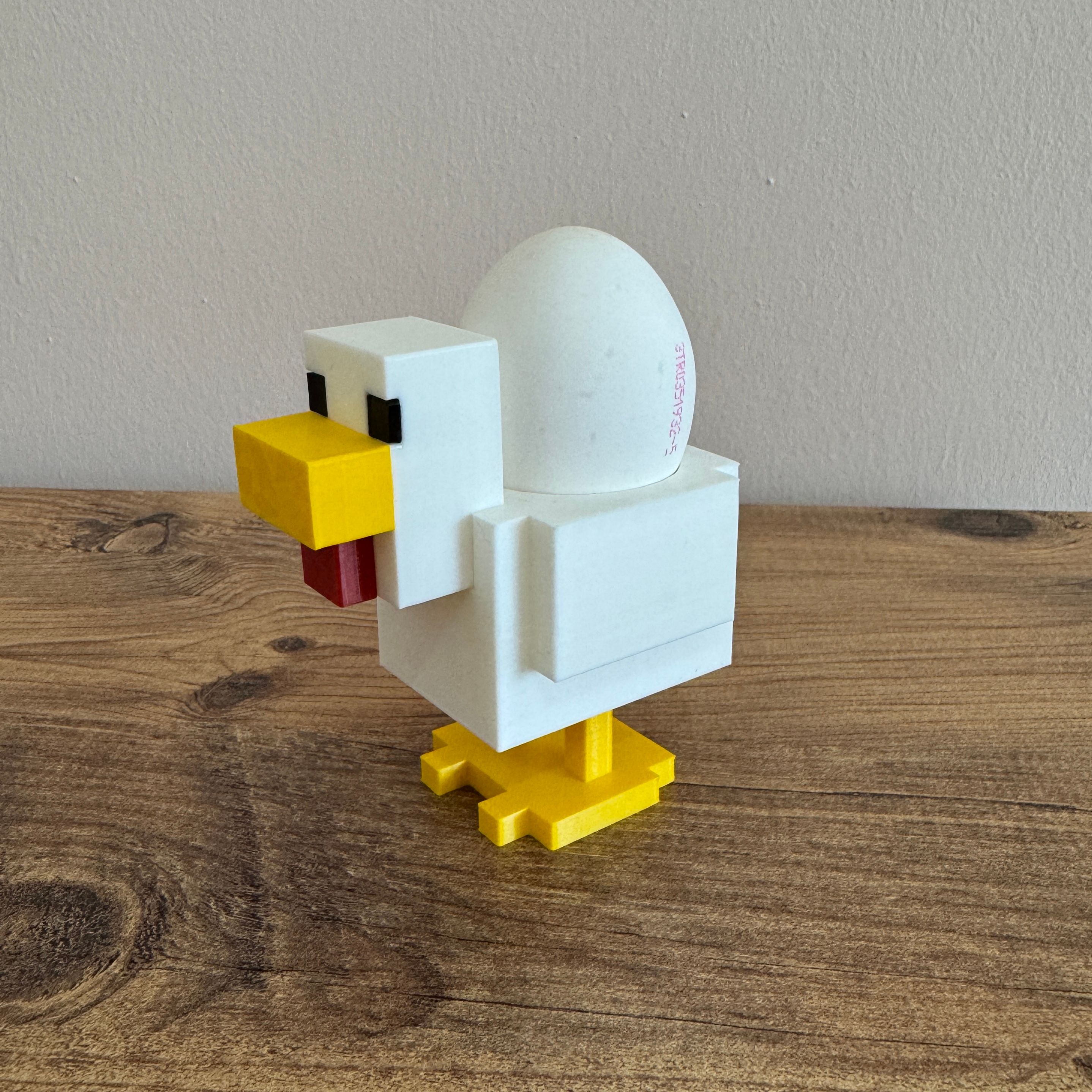 Minecraft Tavuk Şeklinde Yumurta Tutacağı, Minecraft Chicken Çocuklar İçin 