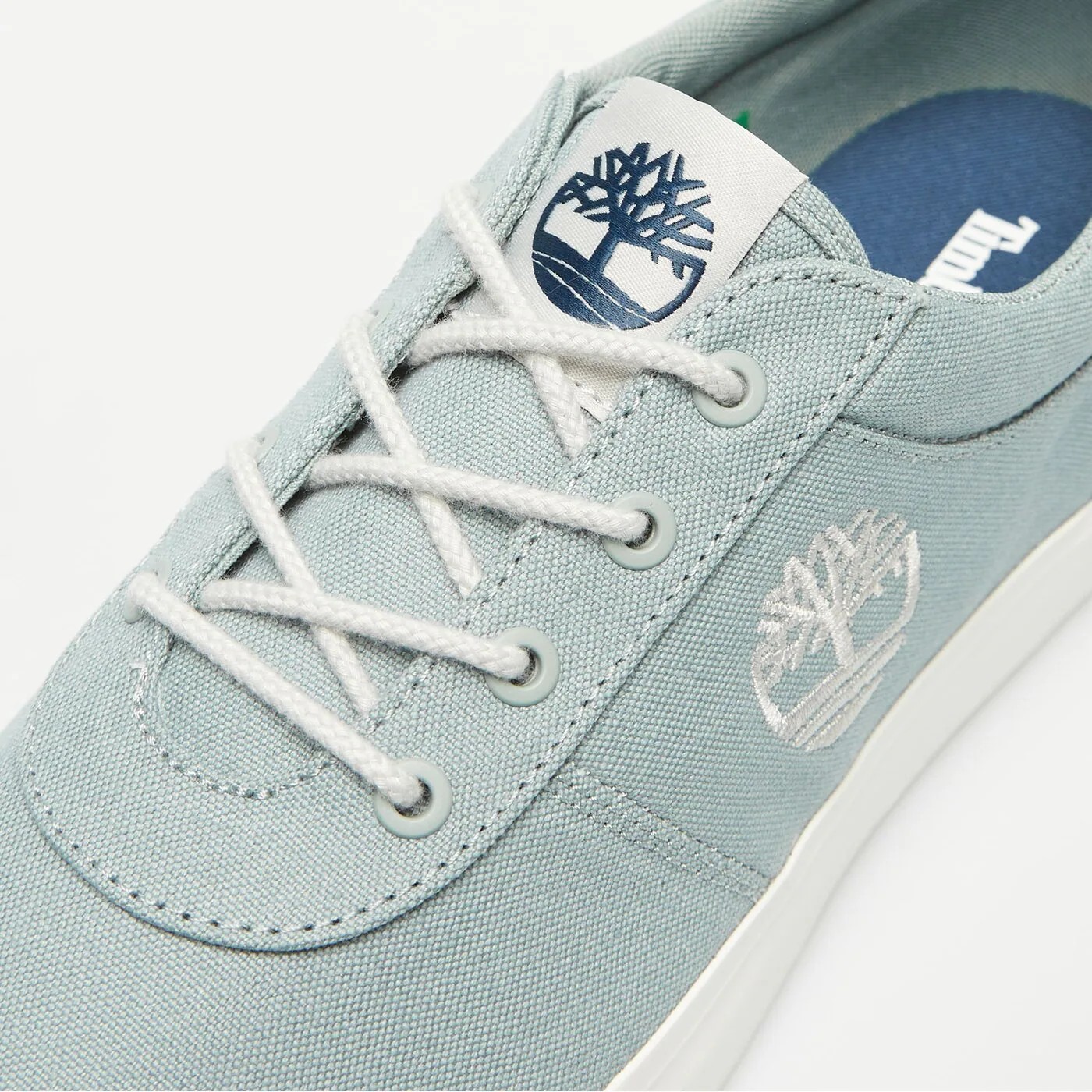 Timberland Mylo Bay Low Lace Up Sneaker Medium Blue Canvas
