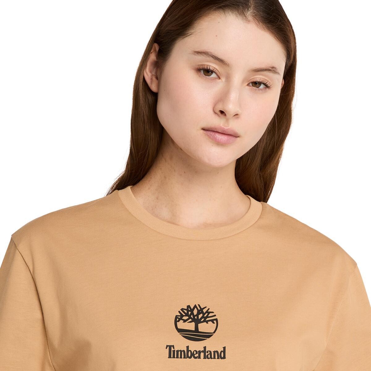Timberland Logo Baskılı Erkek Kısa Kollu T-Shirt