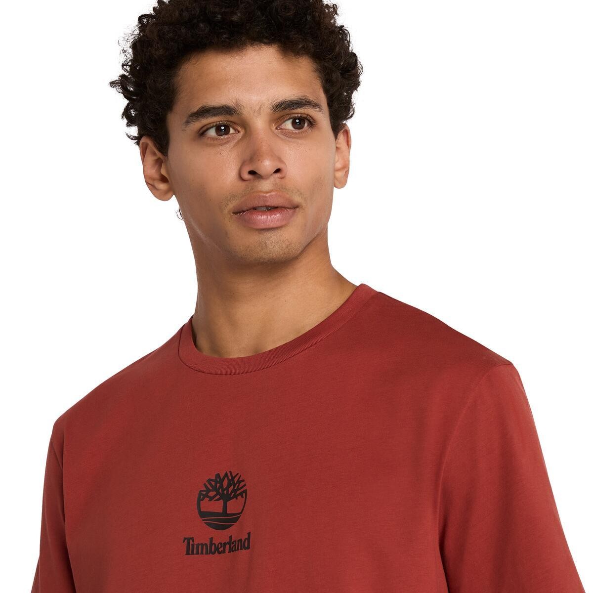 Timberland Logo Baskılı Erkek Kısa Kollu T-Shirt