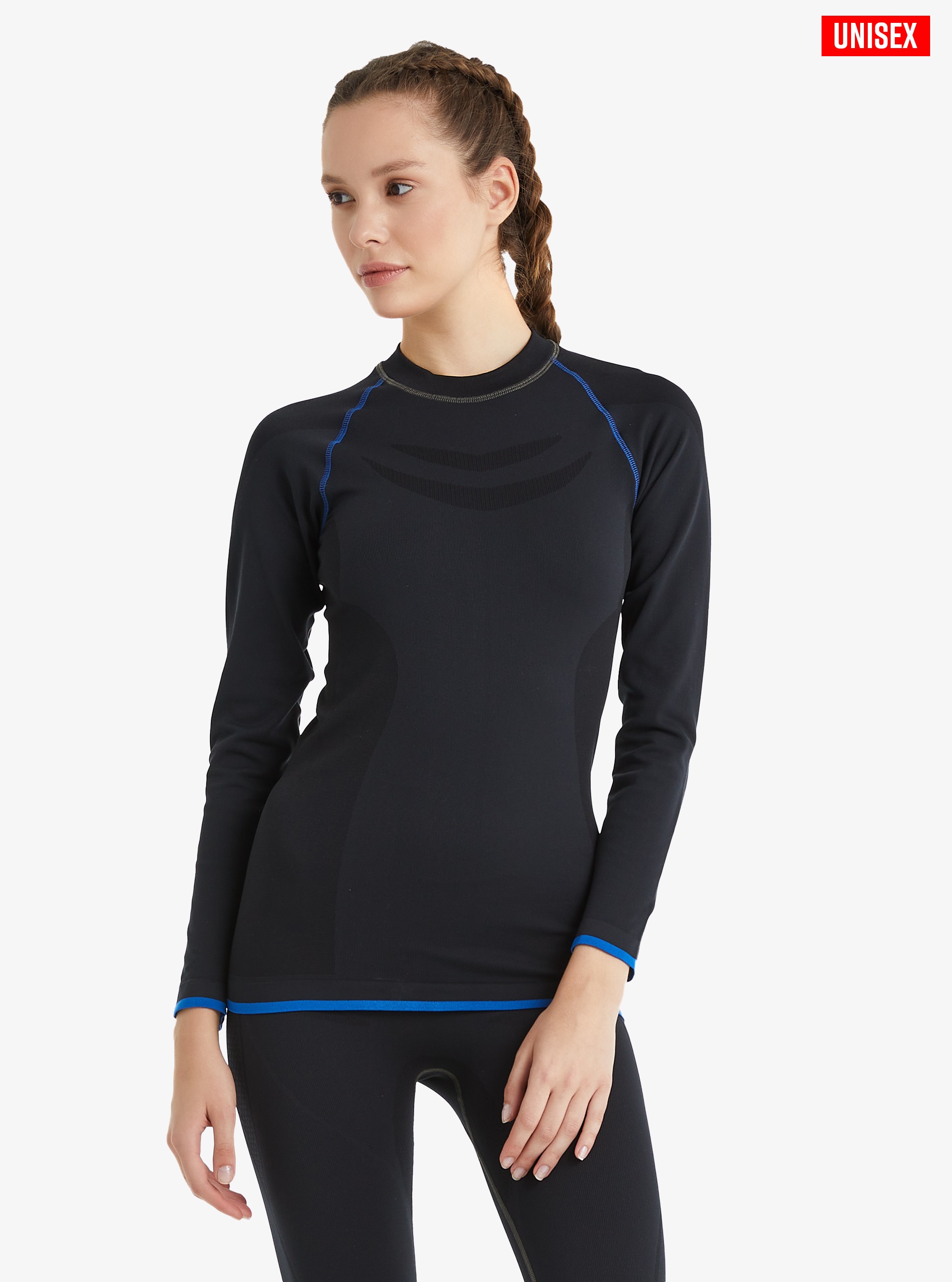 Black Spade Unisex Termal Tişört Pro 2. Seviye 9571 - Antrasit