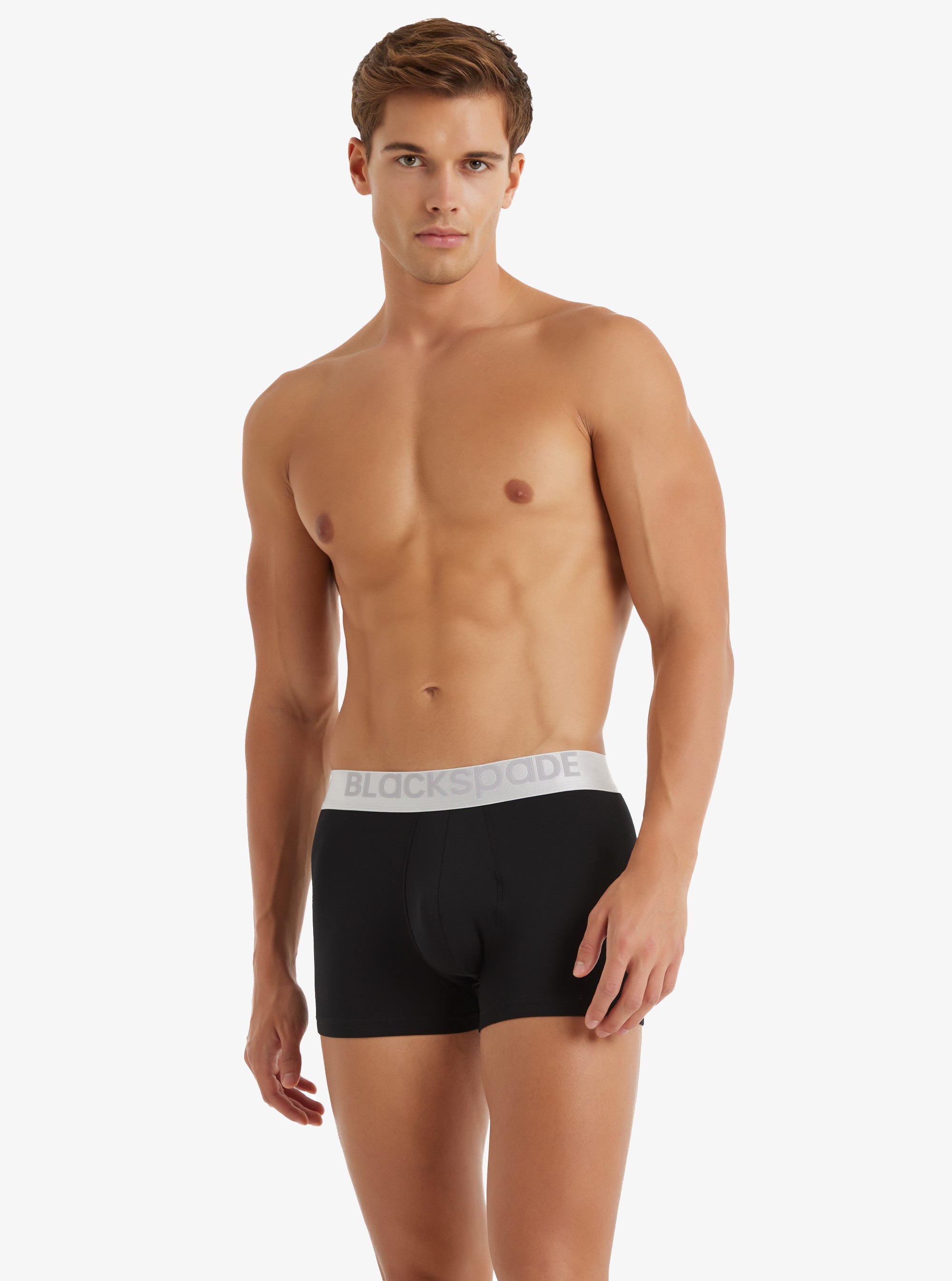 Blackspade Erkek Modal Elastan Boxer Silver 9302 - Siyah