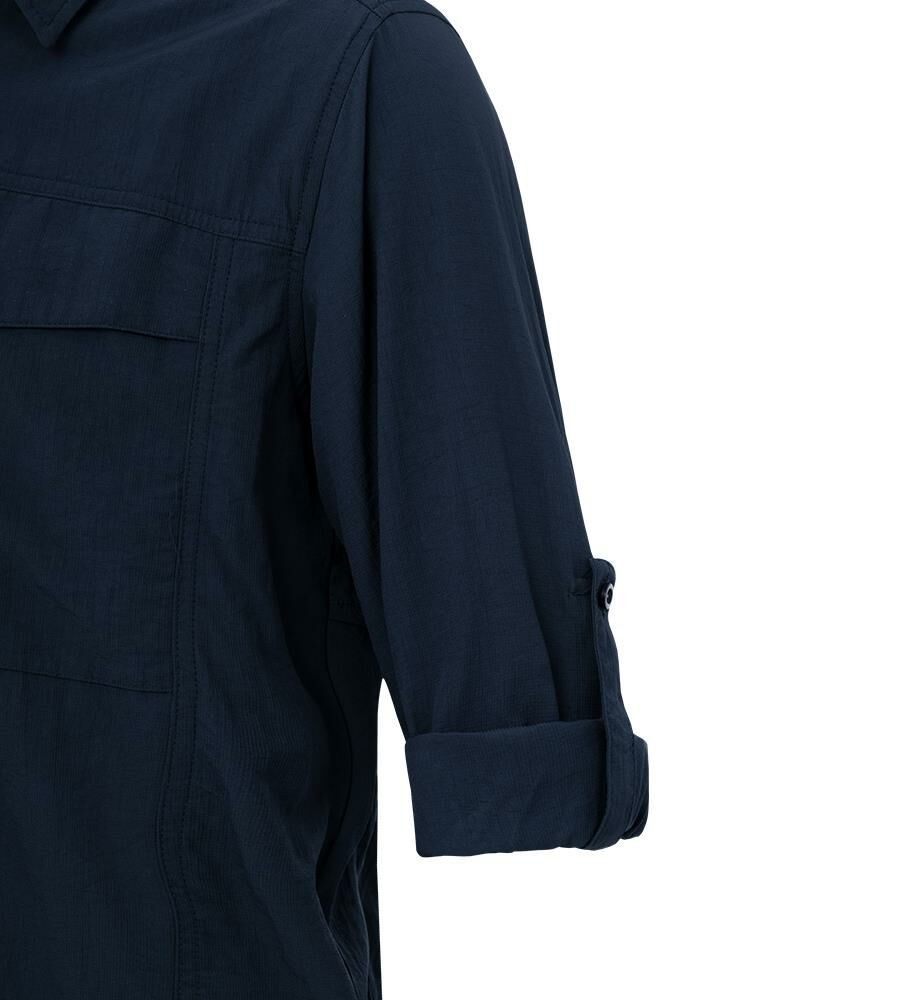 Luo Camp Tex-Tech Erkek Uzun Kollu Outdoor Gömlek- Navy