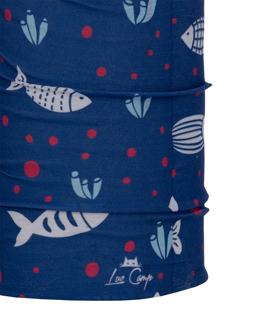 Luo Camp Fish 3 Unisex Mavi Buff