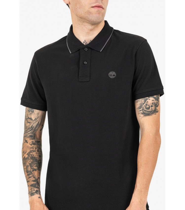 Timberland Millers River Printed Neck Short Sleeve