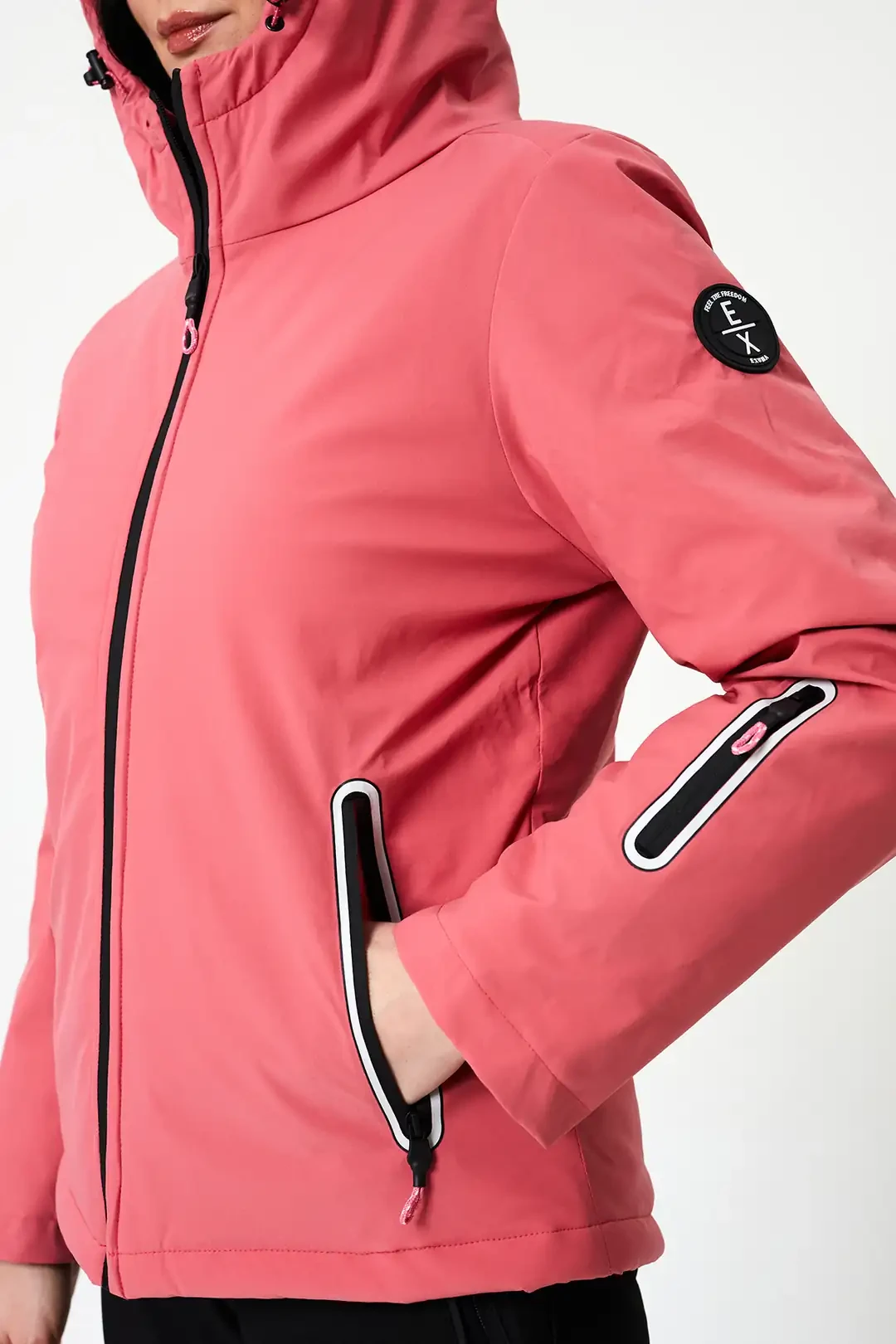 Exuma Kadın Kayak Montu Pink