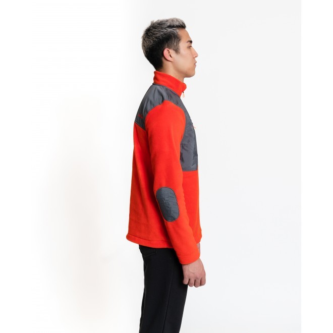 Luo Camp-02  Half-Zip Fleece Erkek Yarım Fermuarlı Polar (Turuncu)