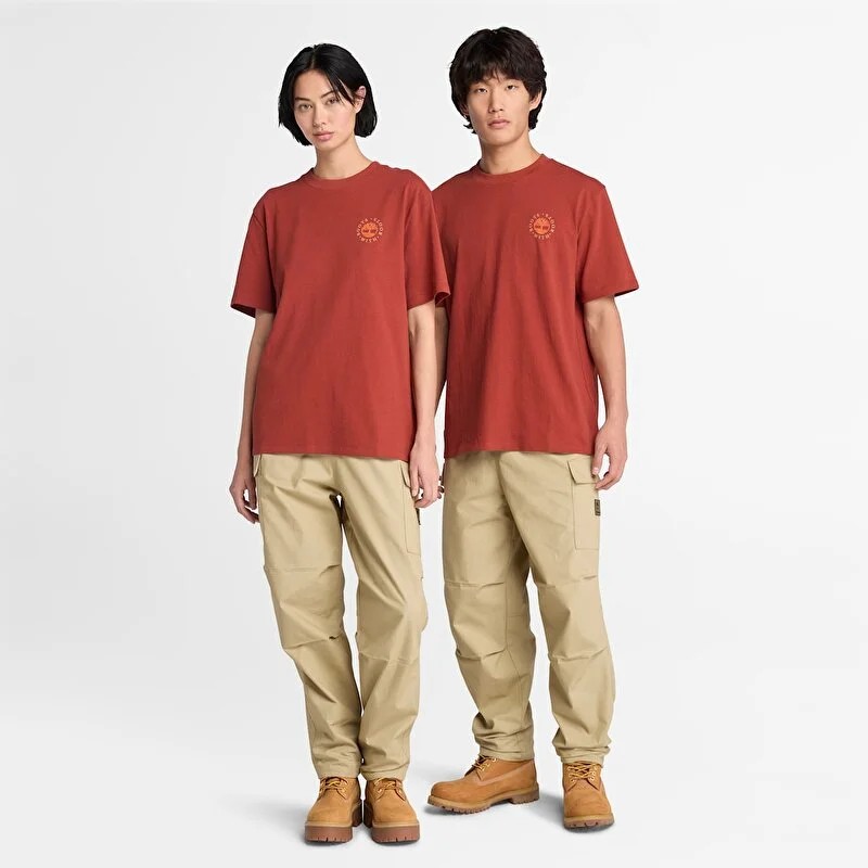 Timberland Washed Boot Lab Back Graphic Tee