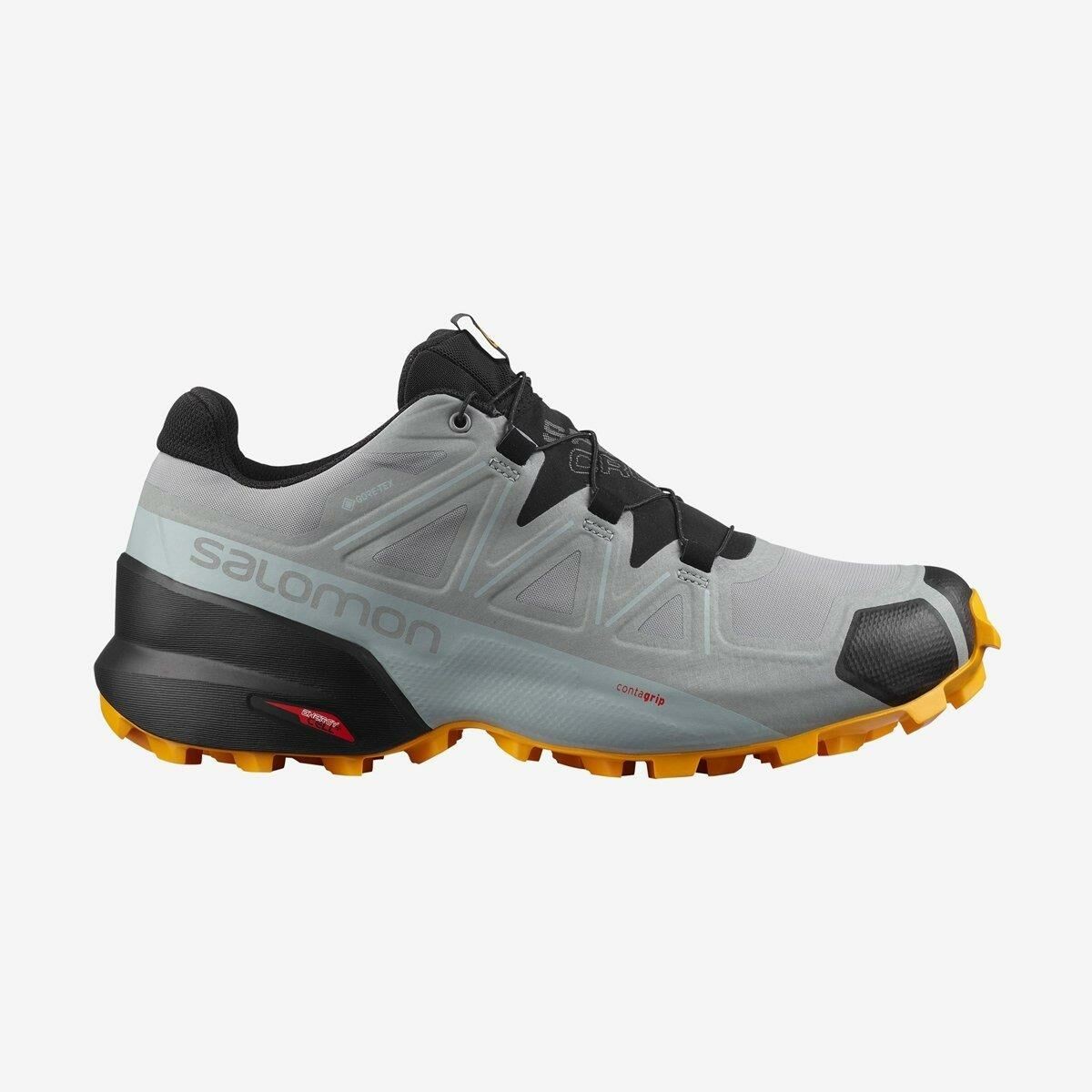Salomon Shoes Speedcroos 5 GTX Monument/Black/Saffron