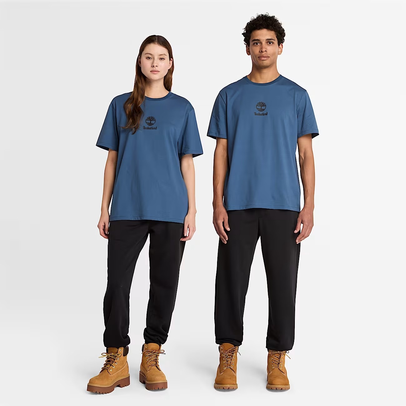 Timberland Logo Baskılı Erkek Kısa Kollu T-Shirt