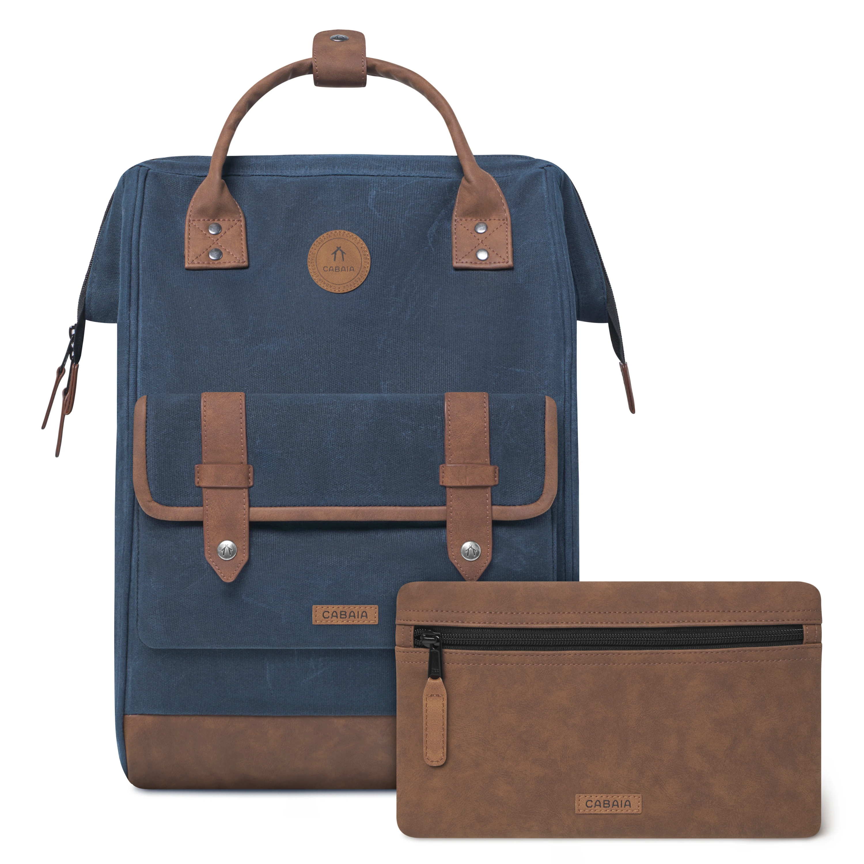 Cabaia Waxed Cotton Montalivet Large Sırt Çantası