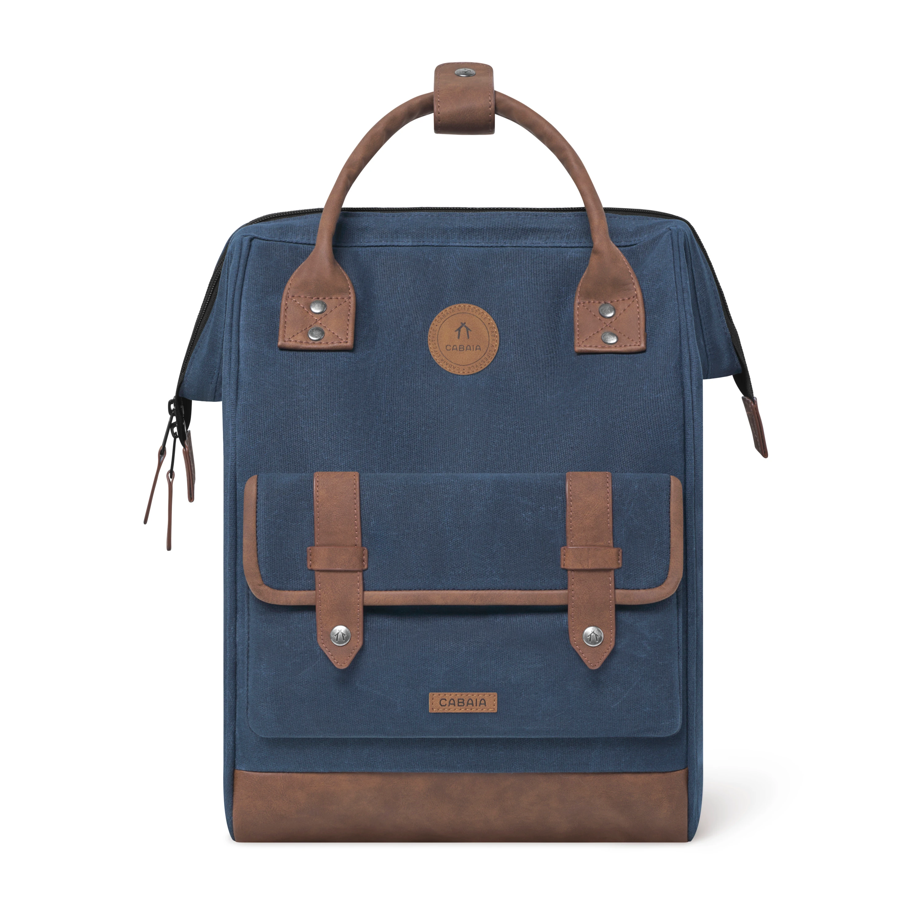 Cabaia Waxed Cotton Montalivet Medium Sırt Çantası