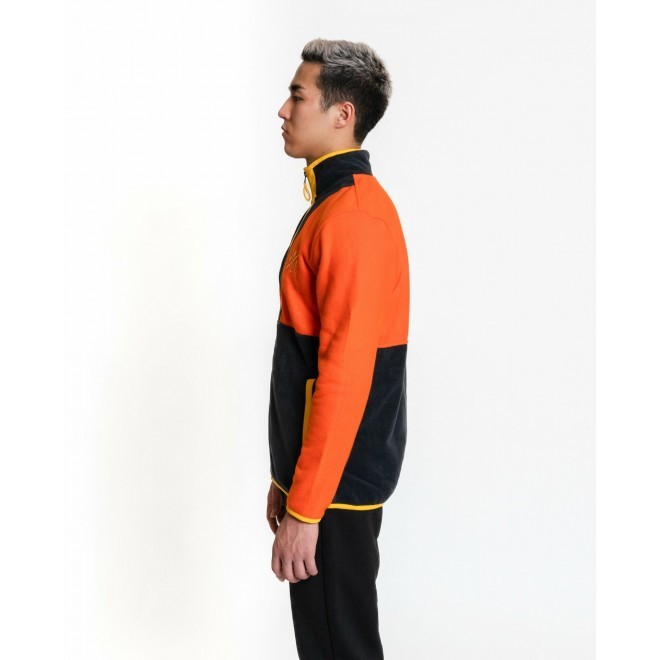 Luo Camp-02  Full-Zip Fleece Erkek Tam Fermuarlı Polar (Turuncu)