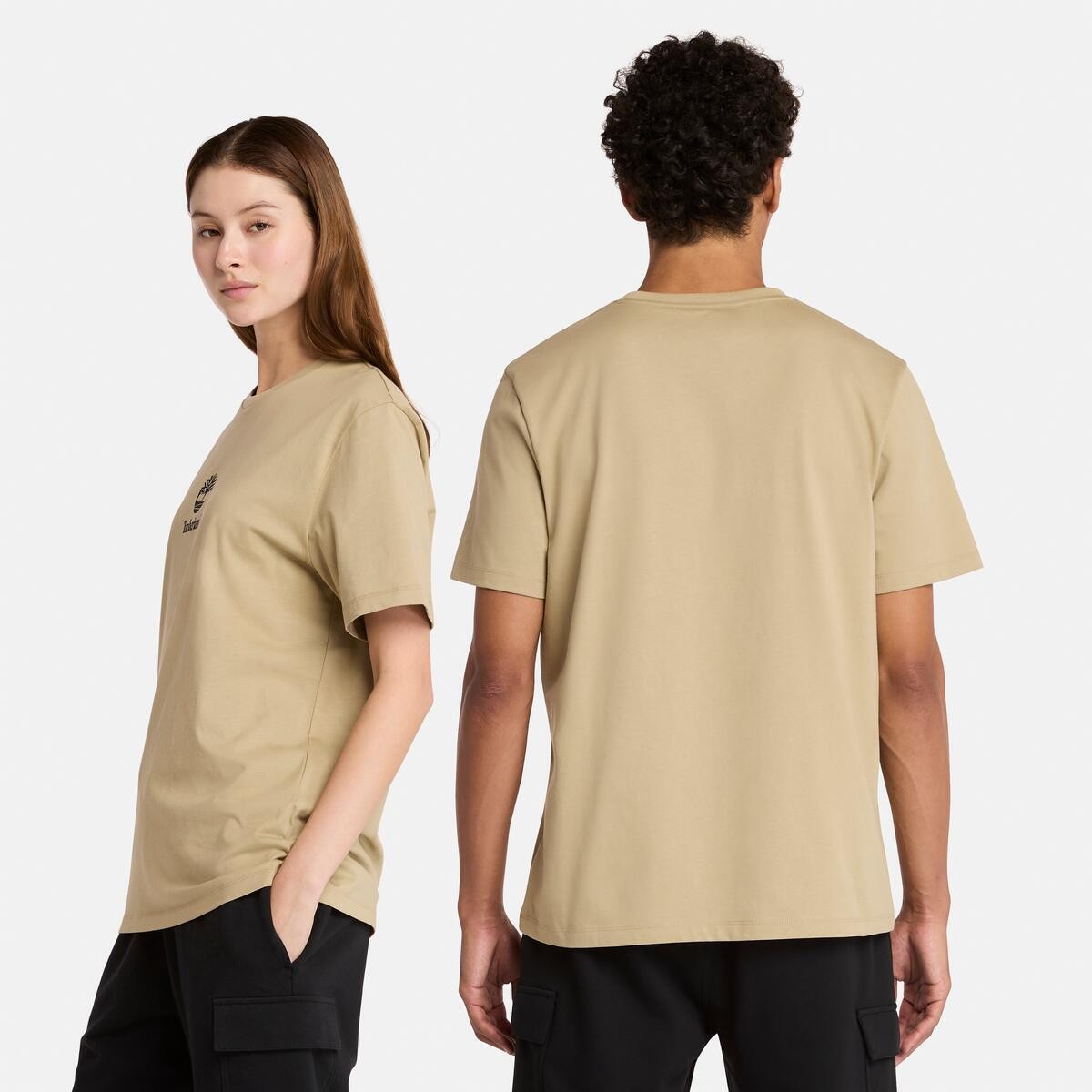 Timberland Logo Baskılı Erkek Kısa Kollu T-Shirt