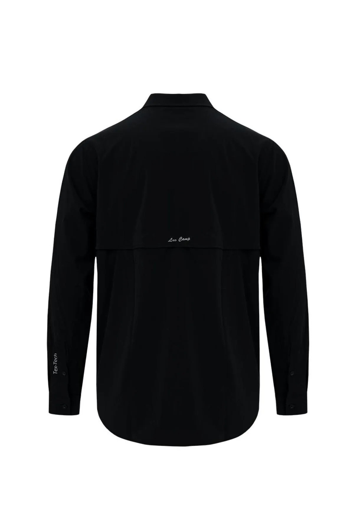 Luo Camp Tex-Tech Erkek Uzun Kollu Outdoor Gömlek - Black