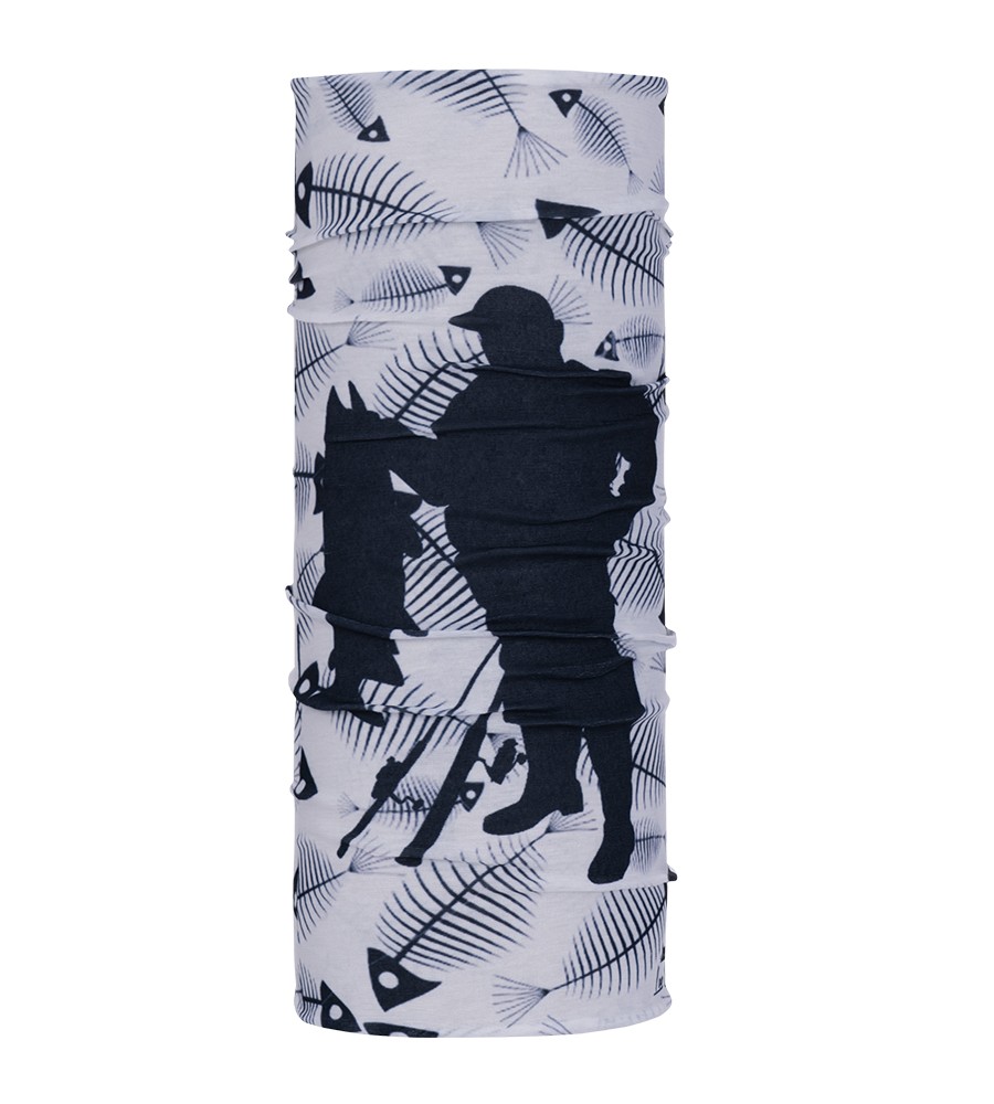 Luo Camp Fish Bone Unisex Beyaz Buff