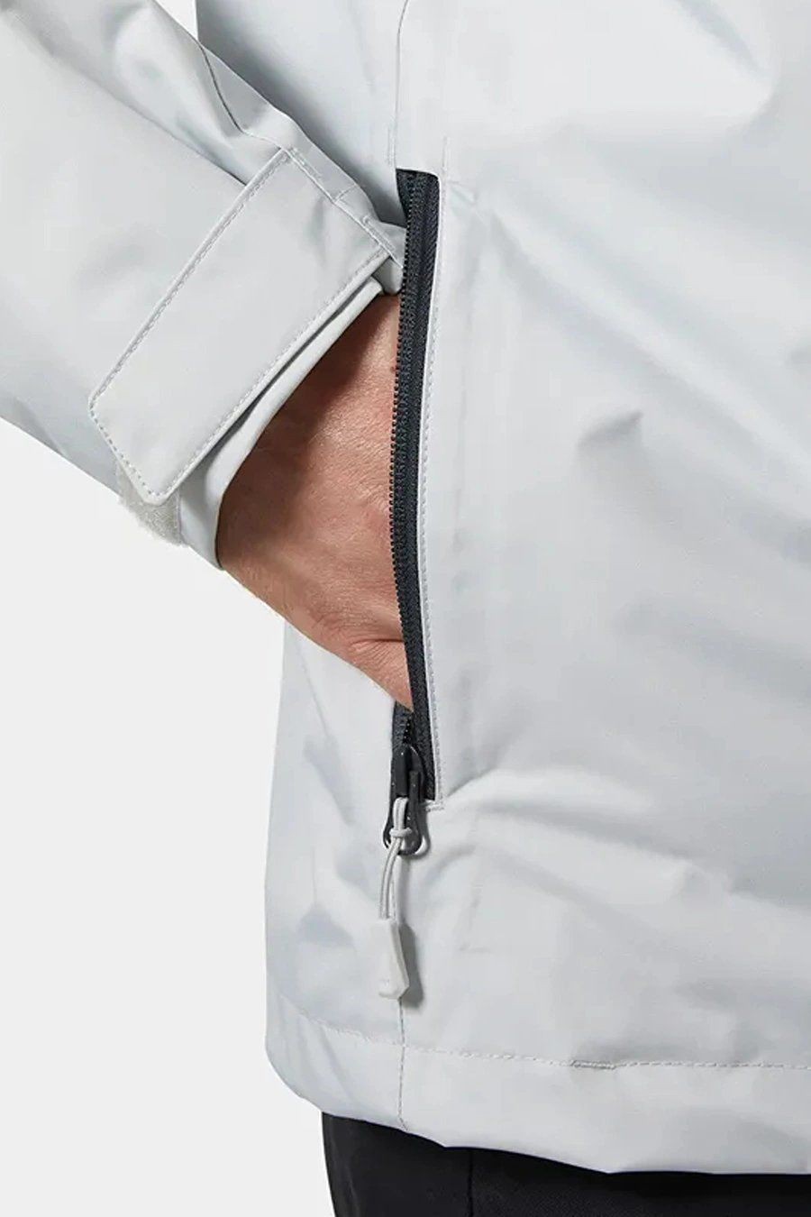 Helly Hansen Crew Hooded Midlayer Mont 2 - Grey Fog