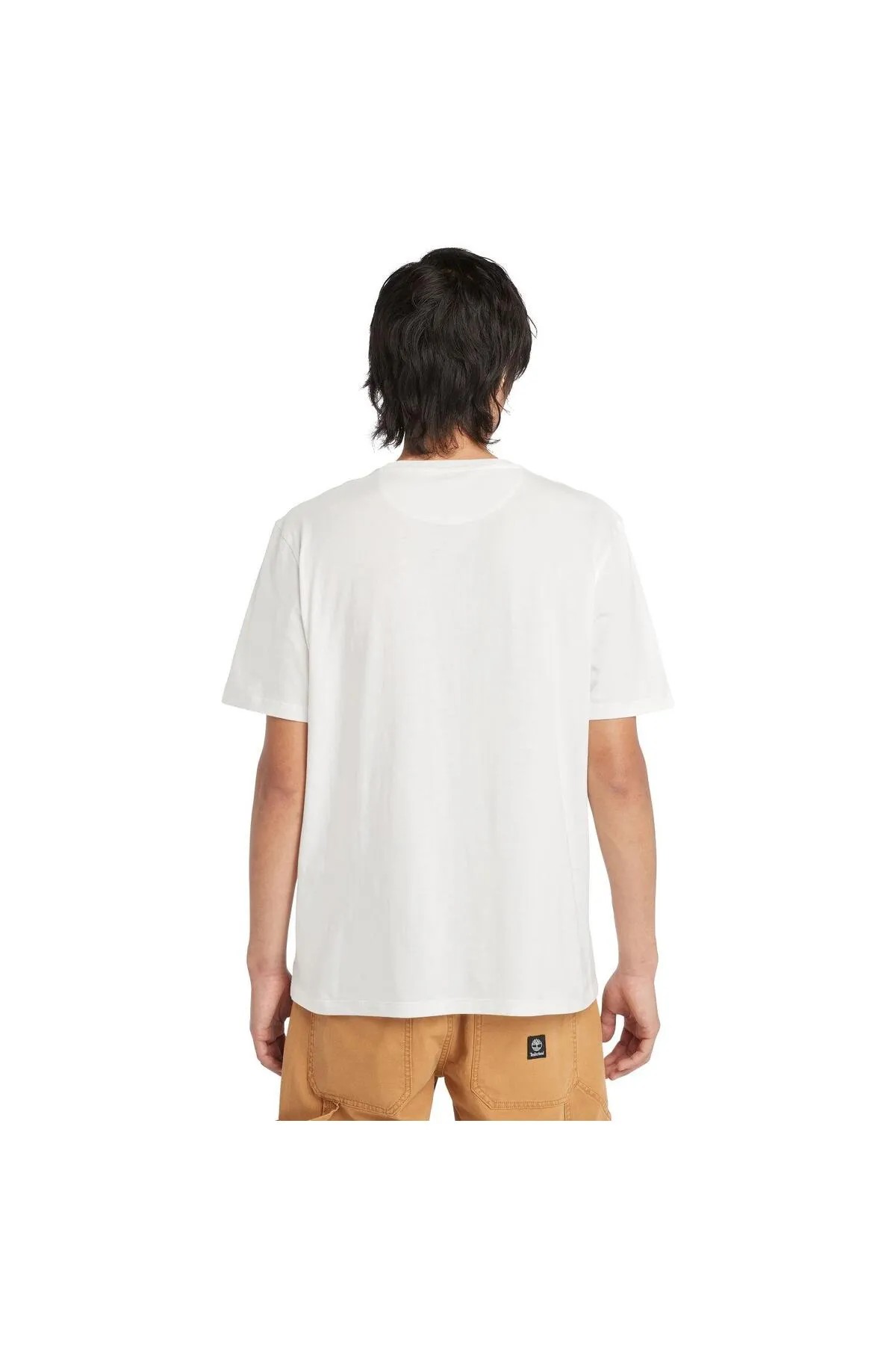 Timberland Garment Dye Short Sleeve Tee Erkek Bej Tshirt