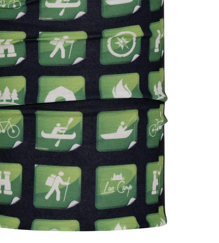 Luo Camp Camping Unisex Yeşil Buff