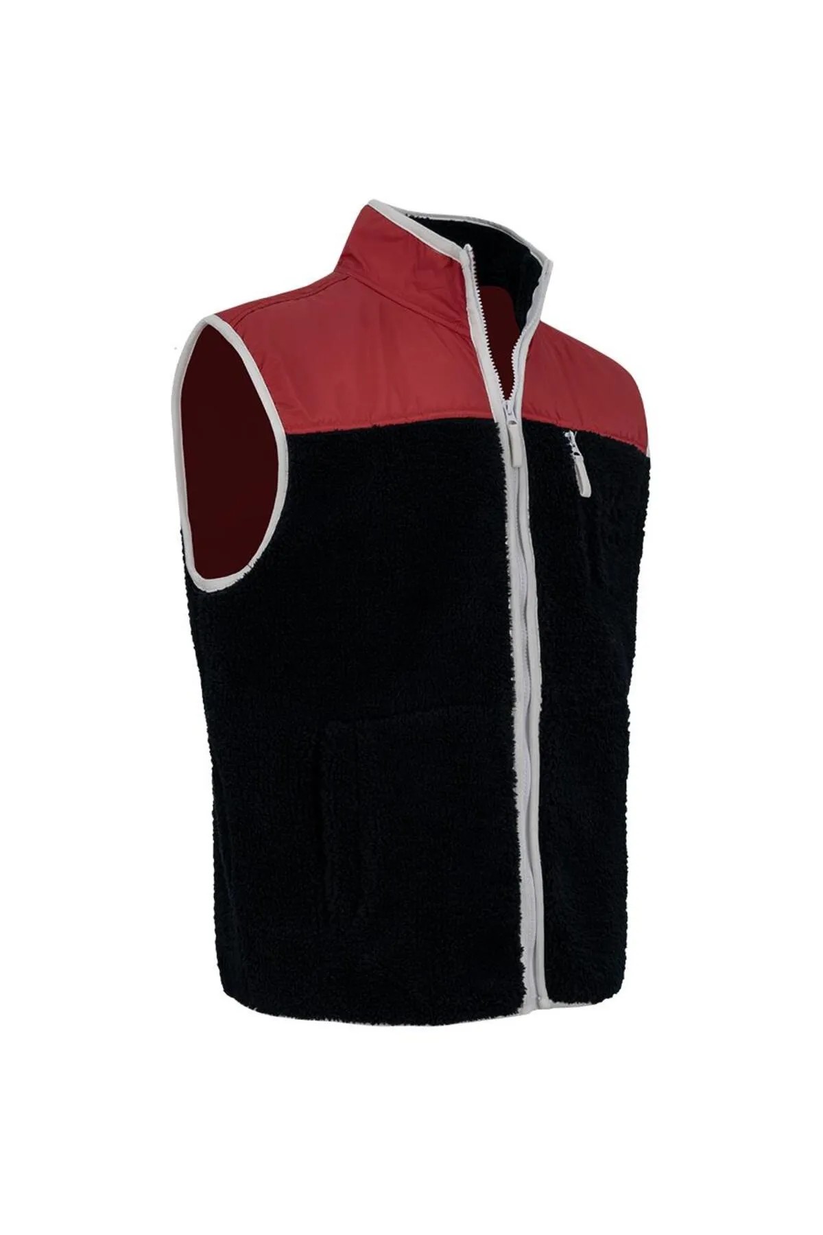 Luo Camp Lifestyle Erkek Yelek - Navy/Red