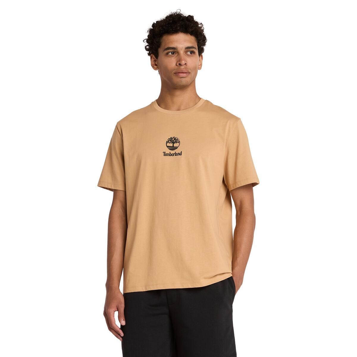 Timberland Logo Baskılı Erkek Kısa Kollu T-Shirt