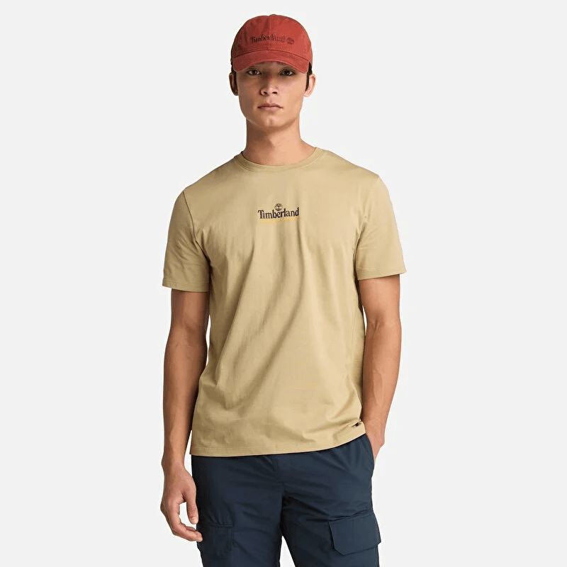 Timberland Washed Back On The Road Grafik T-Shirt
