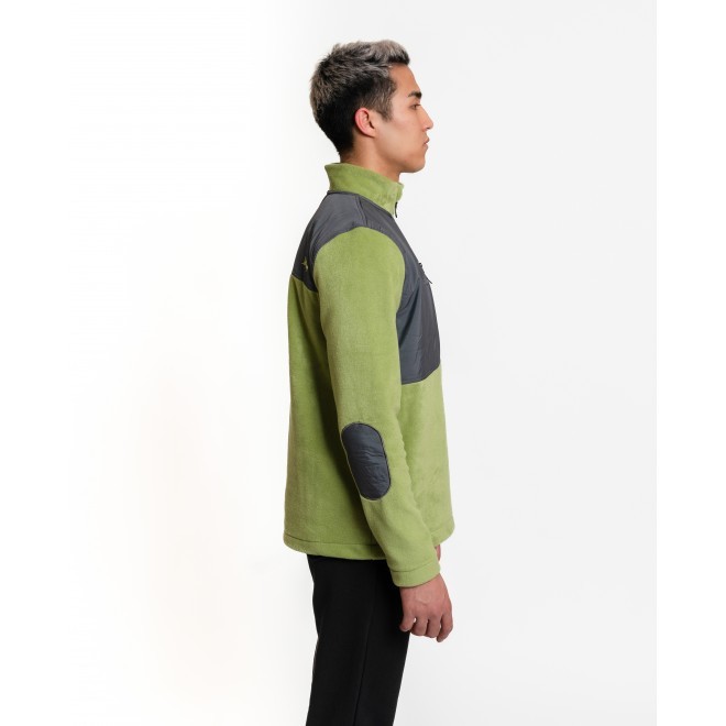 Luo Camp-03  Half-Zip Fleece Erkek Yarım Fermuarlı Polar (Yeşil)