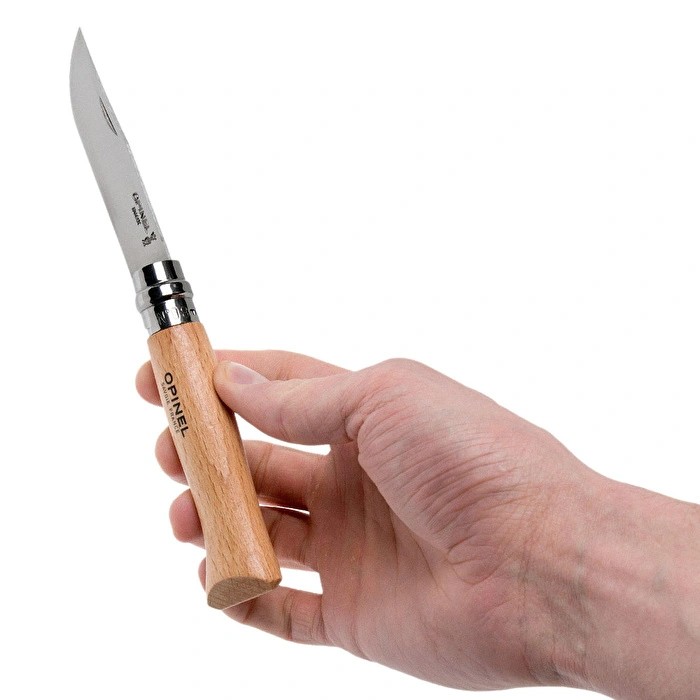 Opinel 8 No Deri Kılıflı Paslanmaz Çelik Çakı