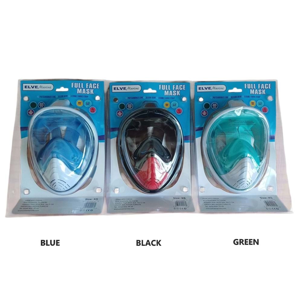 Elve Marine Full Face Mask XS - S/M - L/XL