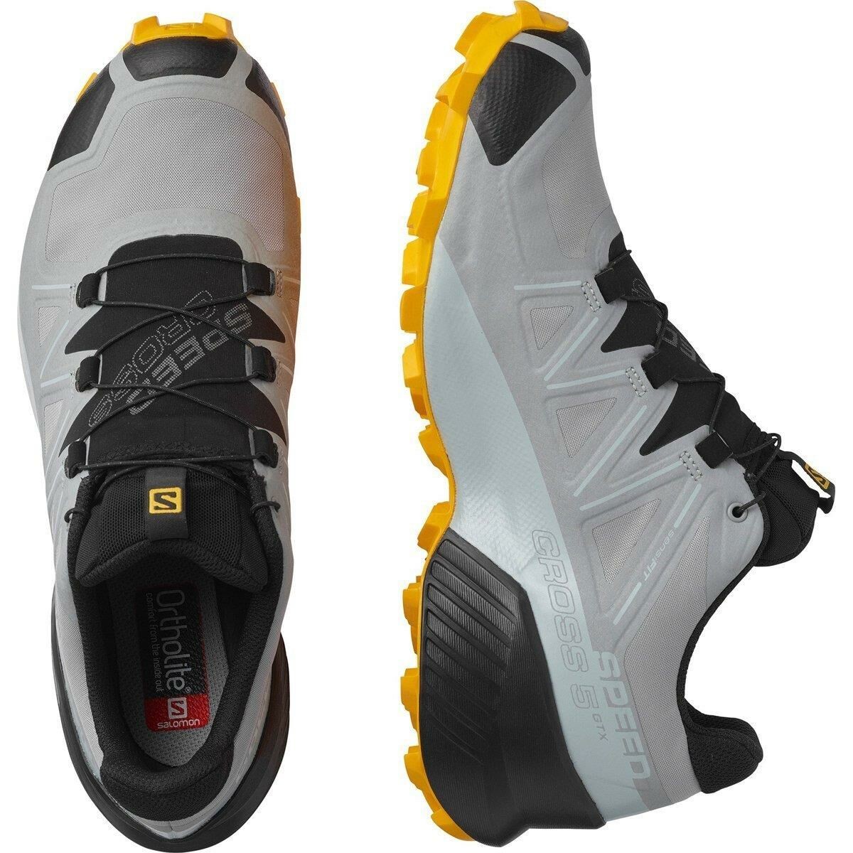 Salomon Shoes Speedcroos 5 GTX Monument/Black/Saffron