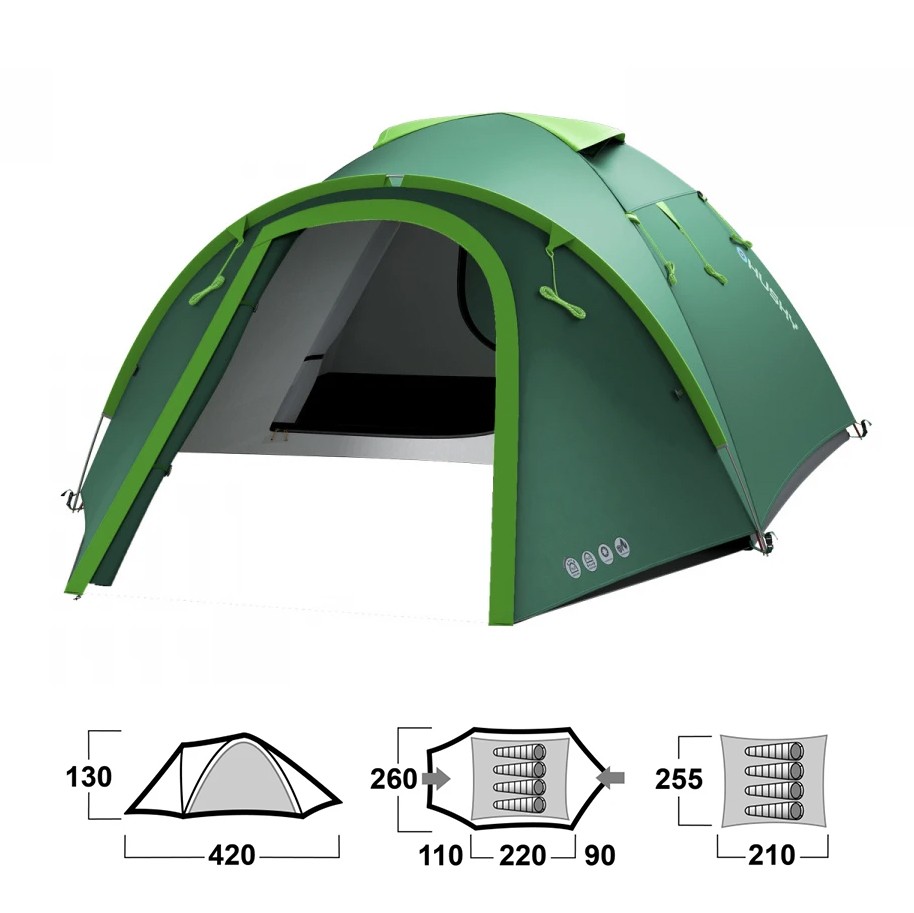 Husky Bizon Plus 4 Kişilik Çadır