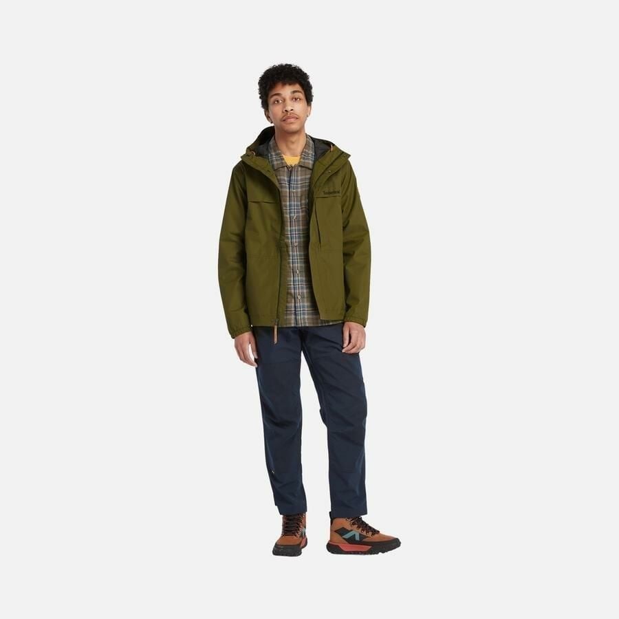 Timberland Water Resistant Shell Full-Zip Hoodie Erkek Ceket