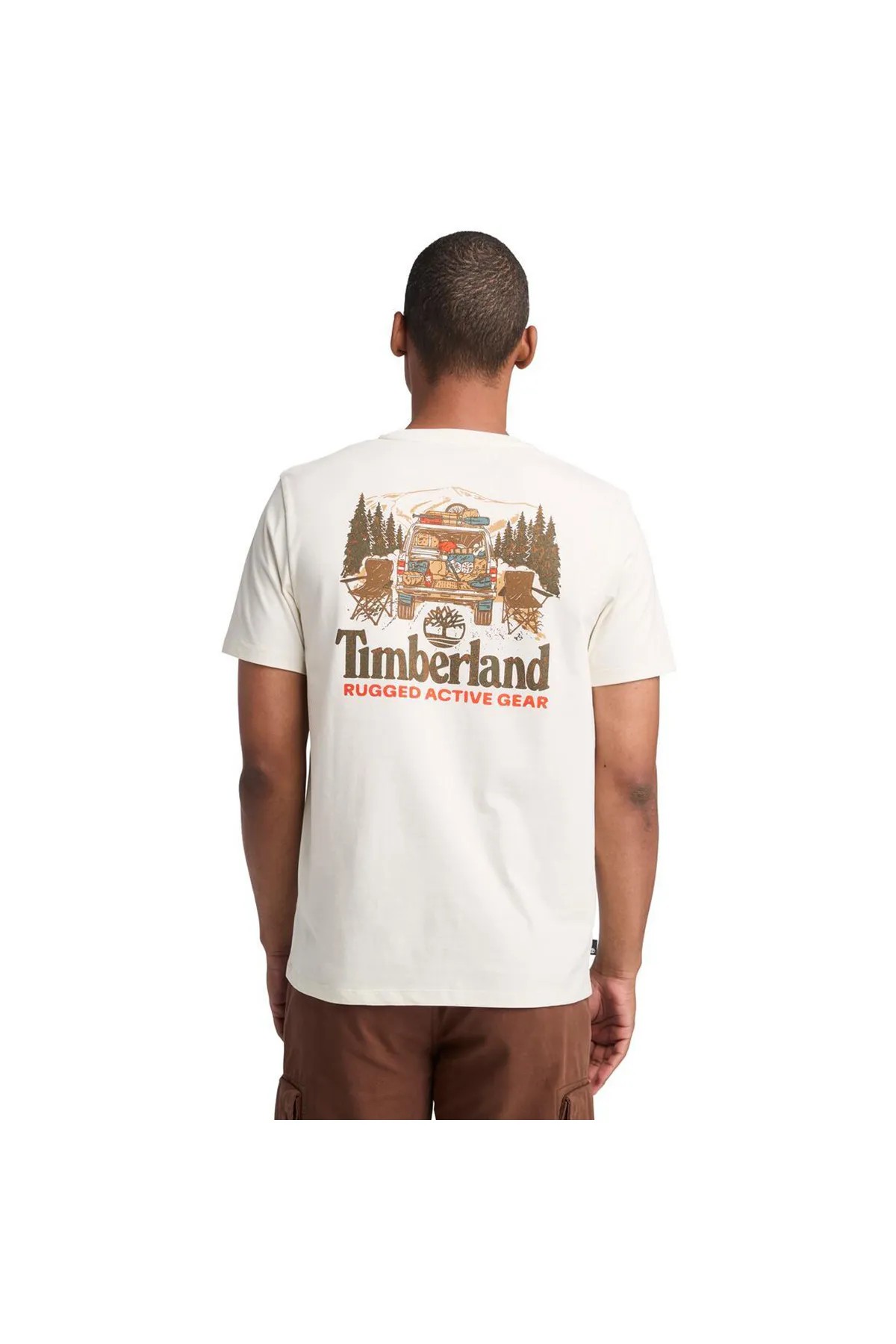 Timberland Washed Back On the Road Graphic Tee