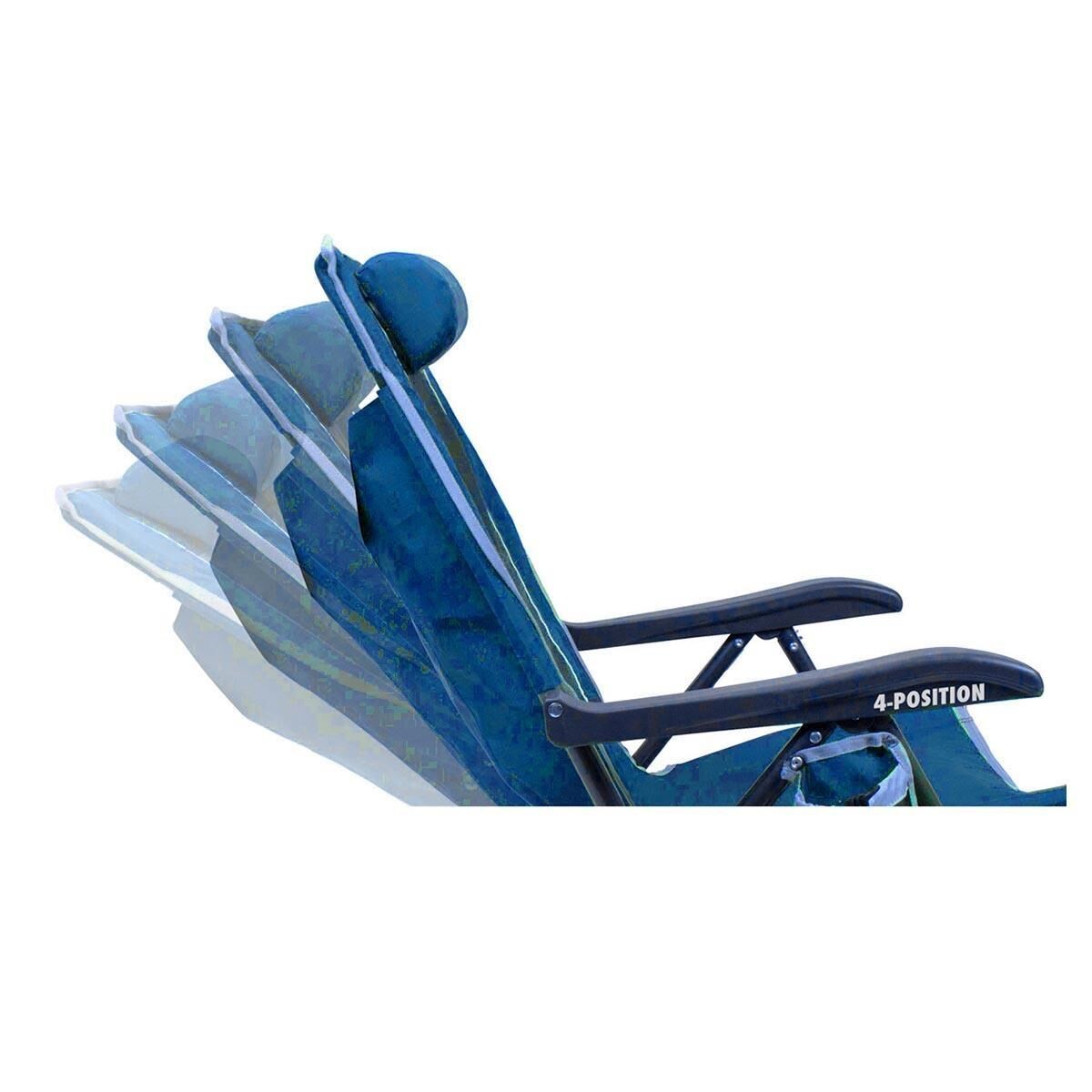 Gci Outdoor Bi-Fold 4 Kademeli Katlanır Plaj Sandalyesi - Mavi