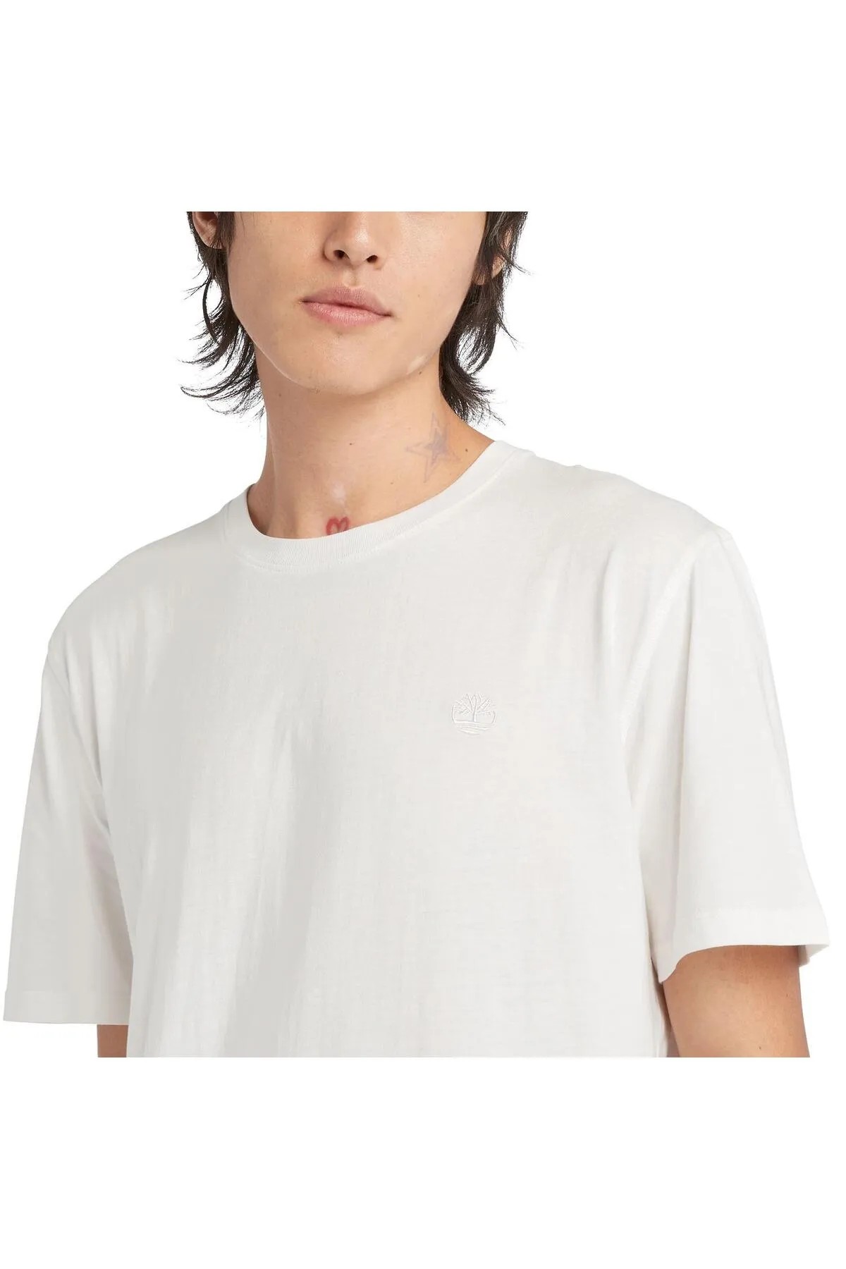 Timberland Garment Dye Short Sleeve Tee Erkek Bej Tshirt