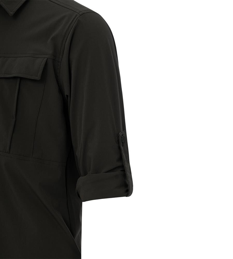 Luo Camp Tex-Tech Erkek Uzun Kollu Outdoor Gömlek - Khaki