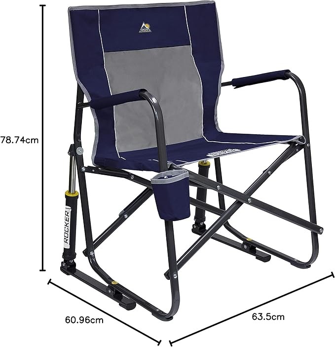 Freestyle Rocker/Gci Outdoor Freestyle Amortisörlü Katlanır Kamp Snd. - Indıgo Blue