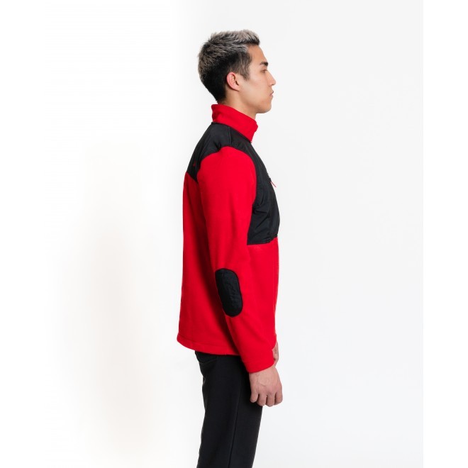 Luo Camp-01  Half-Zip Fleece Erkek Yarım Fermuarlı Polar (Kırmızı)