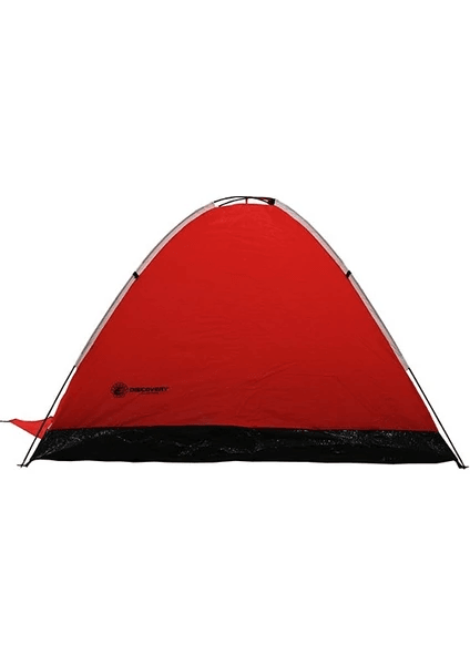 S. DFT 3 Kişi Tek Kat Kırmızı Çadır 220x200+70x130cm