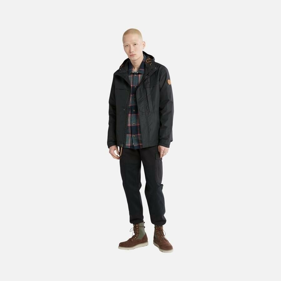 Timberland Water Resistant Shell Full-Zip Hoodie Erkek Ceket